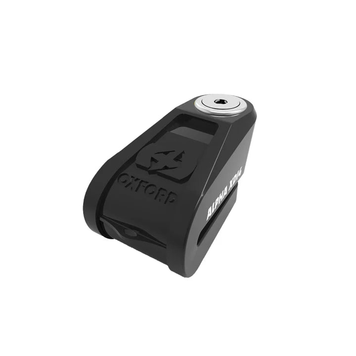HIRE OXFORD ALPHA XD14 STAINLESS DISC LOCK (14MM PIN) - BLACK.