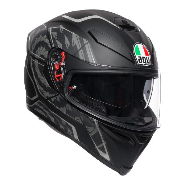 AGV K5 S Tornado Matt Black/Silver.