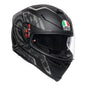 AGV K5 S Tornado Matt Black/Silver.