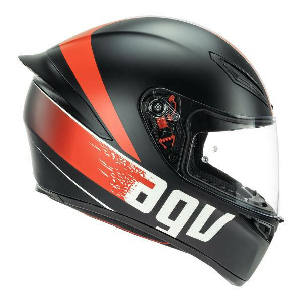 AGV K1 Grip Matt Black/Red  - LIMITED STOCK CLEARANCE.