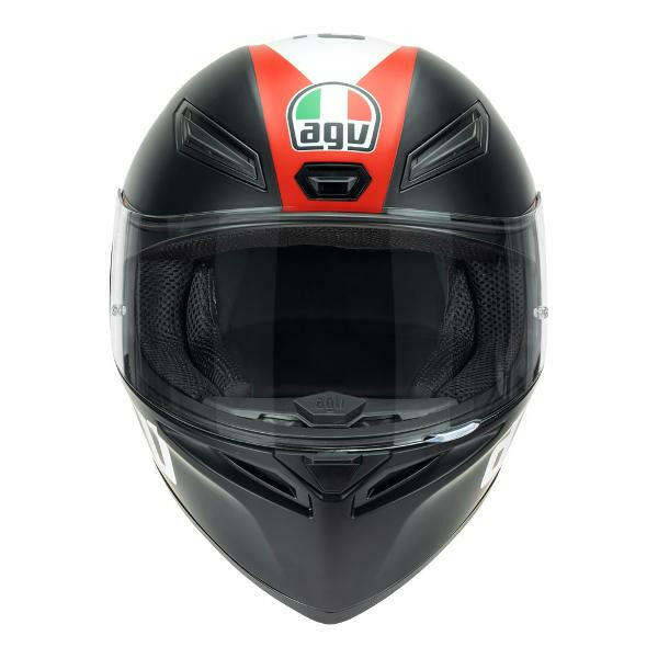 AGV K1 Grip Matt Black/Red  - LIMITED STOCK CLEARANCE.