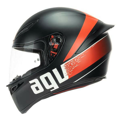 AGV K1 Grip Matt Black/Red  - LIMITED STOCK CLEARANCE.