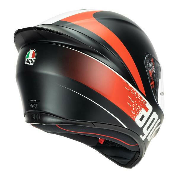 AGV K1 Grip Matt Black/Red  - LIMITED STOCK CLEARANCE.