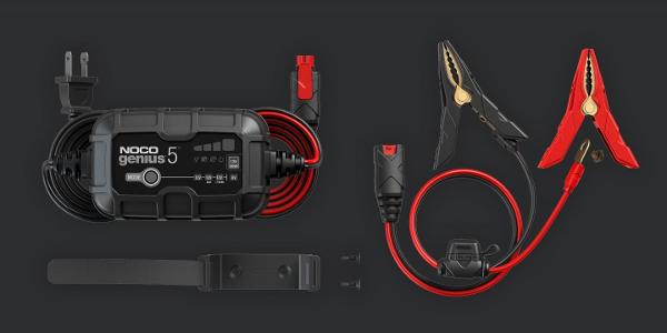 NOCO Battery Charger 5Amp 6/12v/Lith/Rep- Hire from $12.95 per month-.