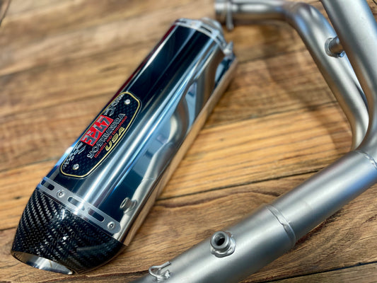 Yoshimura - Race R-77 Stainless Full Exhaust, w/ Stainless Muffler -FREE SHIPPING.