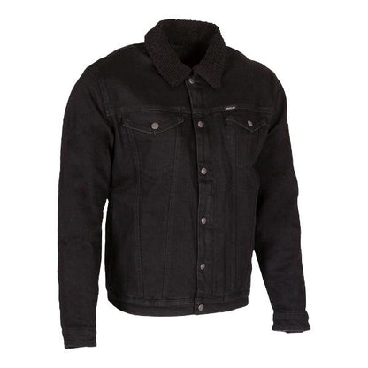 MERLIN Jacket Sherpa D3O Black DENIM JACKET.