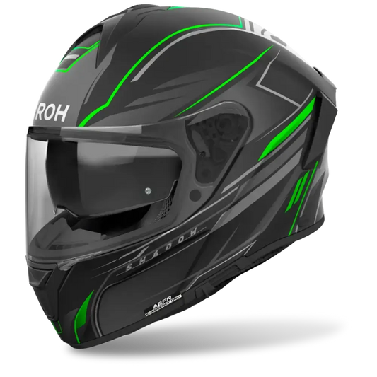 Airoh - SPARK 2 SHADOW  GREEN-YELLOW-GREY-ORANGE-RED-GOLD-MATT BLACK