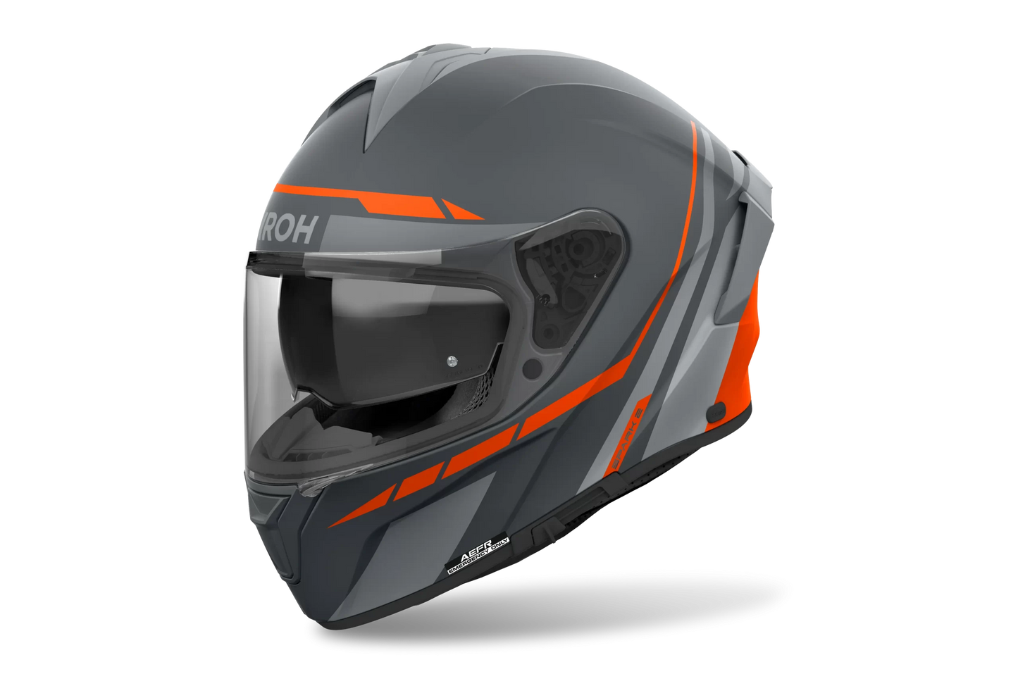 Airoh - SPARK 2 SHADOW  GREEN-YELLOW-GREY-ORANGE-RED-GOLD-MATT BLACK